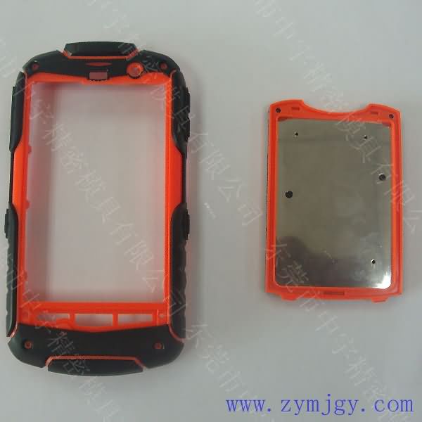 Double color mobile phone plastic part